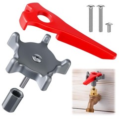 Outdoor Faucet Handle with Auxiliary Wrench for Extra as the picture shown