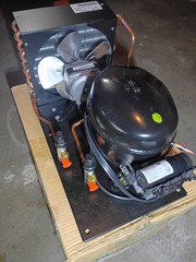 Embraco R-134a UF10HBX-SD reach in cooler condensing unit, 2785 BTUs