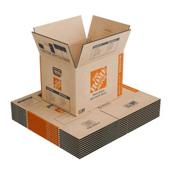 Medium Heavy Duty Moving, Shipping, Packing Box with Handles (40 Pack)