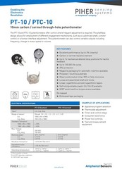 10 Pcs PT10MV10-103A2020 PIHER Potentiometer 1Turn Horizontal THT 10mm 10K ±20%