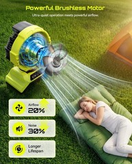 Misting Fan Portable 30L Outside Patios Rechargeable Battery Operated Mist fan