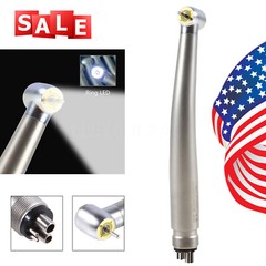 NSK PANA-MAX Self-power High Speed LED Handpiece Ring LED 4 Spray Push Button