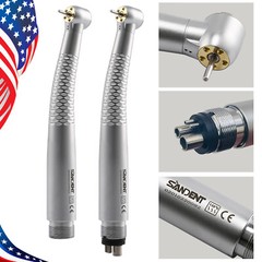 OLED+5 Light (45°) LED E-Generator Dental High Speed Handpiece Turbine 2/4Holes