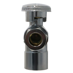 (100) 1/4 TURN ANGLE STOP VALVE COMPRESSION 3/8″ OD X 1/2″ SWEAT (LEAD FREE) NSF