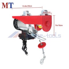 PA600 1320lbs Electric Hoist 328ft/100m Wireless Remote Control 110V 1150W