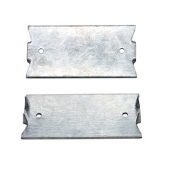 Qlvily 50PCS Nail Plates for Wood Studs, 1.5 x 2 Inch 1.5″ x 2″, Silver