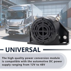 12V-48V Truck Backup Alarm 105dB Reverse Warning Horn Buzzer Signal Beeper