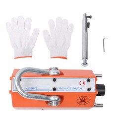 1000 kg/2200 lbs Lifting Magnet Permanent Magnetic Lifter Neodymium Hoist Orange