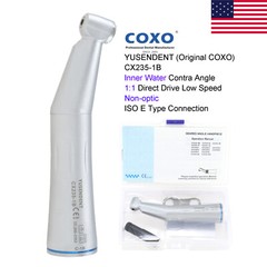 COXO Low Speed Handpiece Dental Contra Angle Air Motor 4 Hole Inner Channel NSK