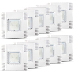 10Pack 150W LED Canopy Light Parking Lot Gas Station Lamp IP65 21000LM 5700k UL