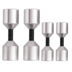 Set of 4 Flange 2 Two Holes Pin Pins Stainless Steel- 1-1/8” 1-5/8” Diameter