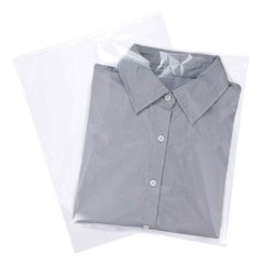 Clear Plastic Bags Resealable Self Seal Cello Bag Lip Tape Poly T-Shirt Apparel
