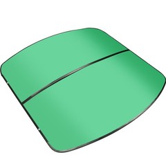52″ X 52″ Green For Rops Canopy For Tractor and Mowers Umbrella 2″x2″ or 2″x3″