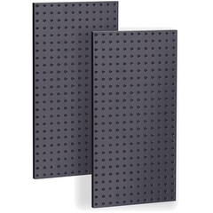 2 Heavy-Duty Metal Pegboard Wall Panels for Ultimate Garage Organization