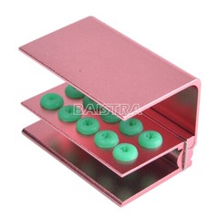 Dental Burs Holder Block Sterilization Silicone Cover Autoclavable Disinfection