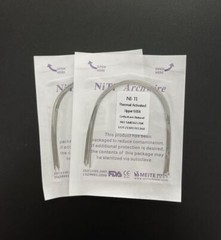 Dental Orthodontic Arcos Thermal Activated Niti Round Arch Wires Natural Form