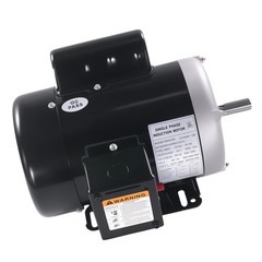 0.75HP Electric Motor 1725 RPM 115/230V Single Phase 60Hz 56 Frame ODP