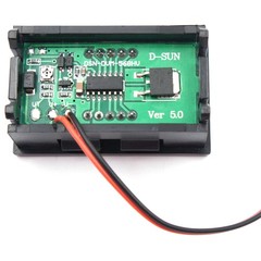 DC 5-120V 2-Wire Voltmeter 3-Digit LED Display Panel Volt Meter Voltage Tester