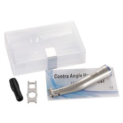SANDENT Dental 1:1 Fiber Optic LED Contra Angle Handpiece Push Button E-type DT
