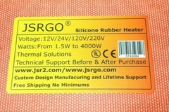 Silicone Heat Pad Engine Sump Heater 6″ X 8″ 300W w PSA Plug Factory Direct Sale