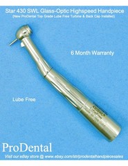 Star 430 SWL Lube Free Glass-Optic Dental Highspeed Handpiece – ProDental