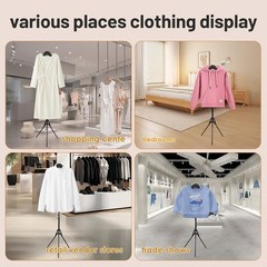 Adjustable Clothing Display Stand T Shirt Mannequin Torso for Retail