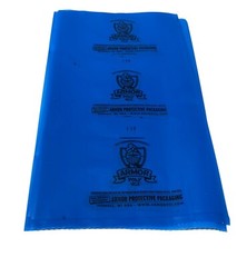 ARMOR POLY 10″ x 18” Heavy Duty EXTRA Thick Blue VCI Flat Bags, 6 mil, Pack of 5
