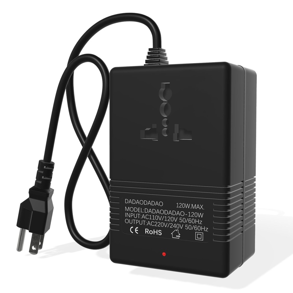 120Watts, Voltage Converter 110v to 220v, 110 to 220 Voltage Converter, Trans…