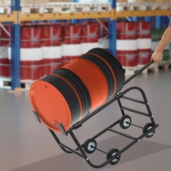TFCFL Movable 55 Gallon Drum Cradle Stand, 600-Pound Capacity