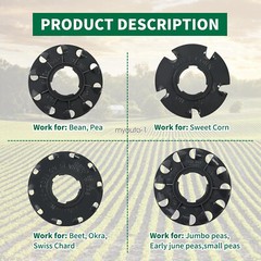 60009 Set 6 Standard Seed Plates Fit for Earthway 1001-B Seeder