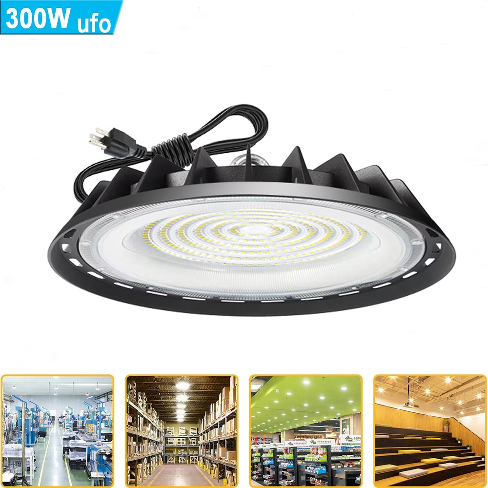 300W UFO Led High Bay Light Industrial Commercial Factory Warehouse Shop Light