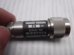 Lucas Weinschel 93459 Cage Model 1 Attenuator Connector 20 dB