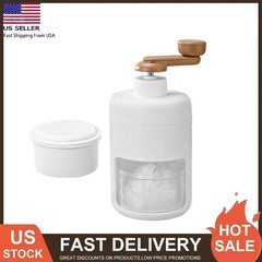 Hand-Crank Ice Shaver Smoothie Maker Portable Home Ice Shaver – BPA-Free