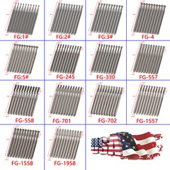10-100 US Dental Fast High Speed Handpiece Burs Round Tungsten Carbide FG Bur po