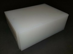 (QTY 4) UHMW Polyethylene Plastic 2-1/2” x 5” x 7” (oversized) FREE SHIPPING