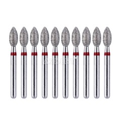 AZDENT fresas dentales de diamante FG futbol grano fino #368-023F 10pcs/kit