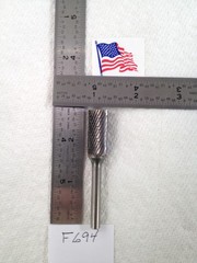 1 NEW FALCON / SGS 6MM SHANK CARBIDE BURR SA-5. DOUBLE CUT 1″ LOC (F694)