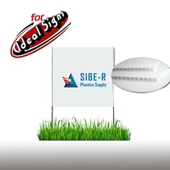 (10 pack) 4mm White 24 x 48 Vertical Corrugated Plastic Coroplast Sheets Sign^