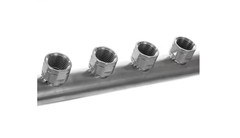 3/4 In. X 3/4 In. X (4) 1/2 In. CSST FIPT Stainless Steel Manifold