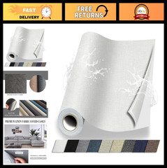 Self-Adhesive Fabric Repair Patch Tape 17×158 Inch White for Furniture