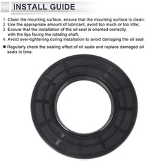 Oil Seal Seal Ring Rotary Shaft Seal NBR Rubber 45x85x10mm Black 5 Pcs