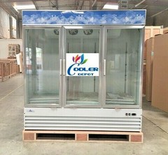 NEW Commercial Merchandiser Refrigerator 3 Glass Door Cooler Depot SG1.9L3 NSF