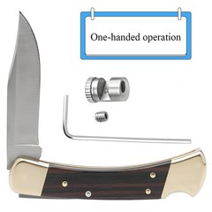 Thumb Stud Replacement Thumb Bar Sliver for Folding Hunting Knife Blade Thick…