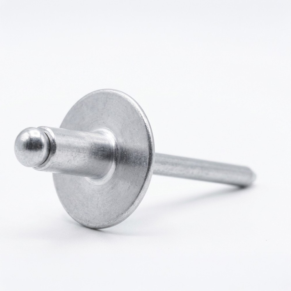 Aluminum Large Flange Pop Rivets, Dome Head Open-End Blind, 1/8″-3/16″ Bulk