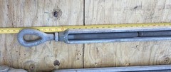 Green Pin Turnbuckle 1” x 24” Turnbuckle, eye-jaw end-fitting, 4.5 Ton load