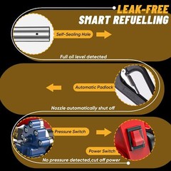 21V Cordless Electric Kerosene Transfer Pump 12GPM Fuel Diesel Pump Kit 4000mAh