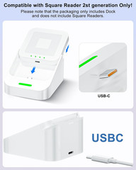 2Nd-Gen Square Card Reader Stand for Square Reader Dock 2Nd Generation & POS …