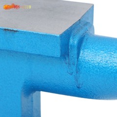24Lbs Hard Round Horn Forging Tool Cast Iron Anvil Heat Treated Blacksmith Anvil