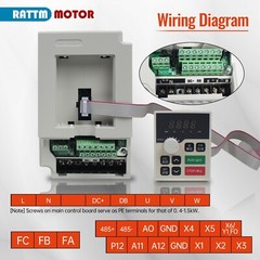 US SHIP】2.2KW 110V Water Cooled Spindle Motor Kit 80mm+VFD Driver Inverter+Mount