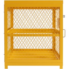 VEVOR Horizontal Cylinder Storage Cabinet 4x33lb Capacity Propane Storage Cage